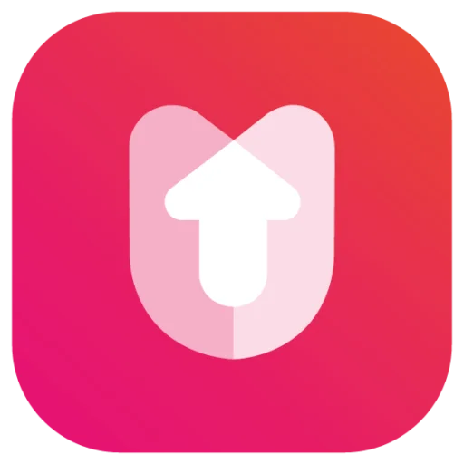 uplide icon for light backgrounds.